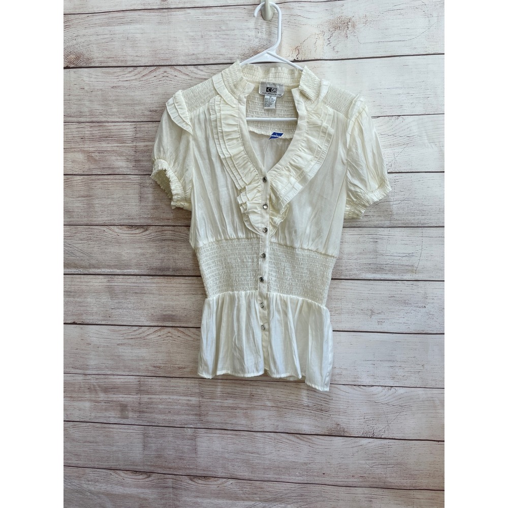NEW WITH TAGS VINTAGE CALIFORNIA GROWN‎ SMOCKED BLOUSE